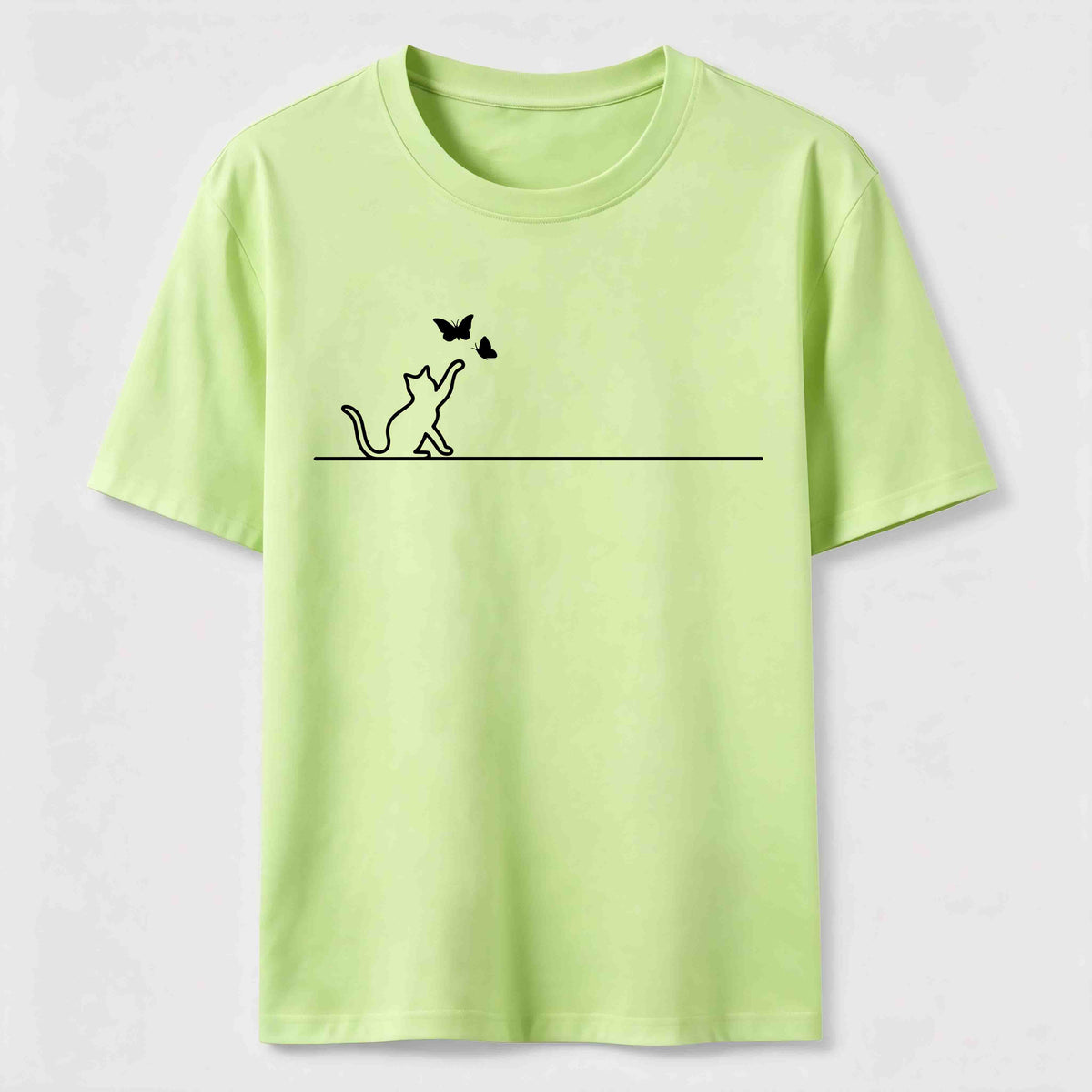 PetTaxClub Butterfly Chase Cat Classic T-Shirt