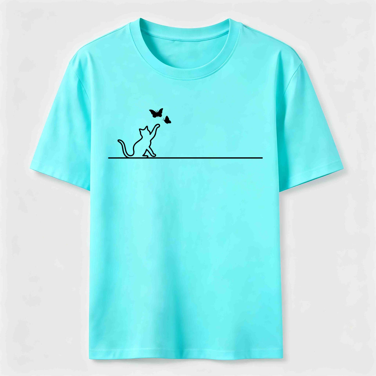 PetTaxClub Butterfly Chase Cat Classic T-Shirt