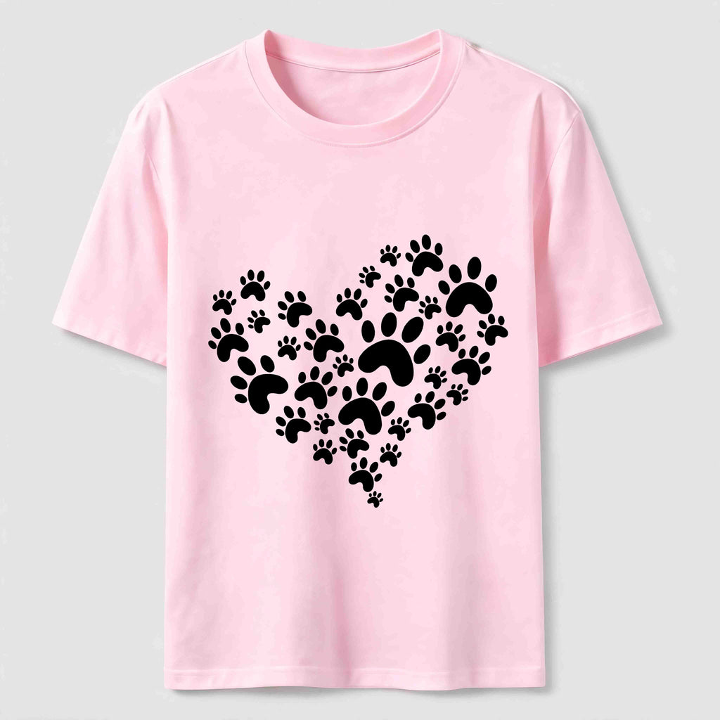 PetTaxClub Paw Print Heart Classic T-Shirt
