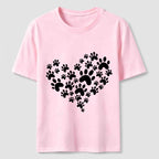PetTaxClub Paw Print Heart Classic T-Shirt