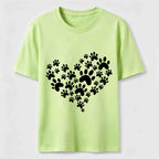 PetTaxClub Paw Print Heart Classic T-Shirt