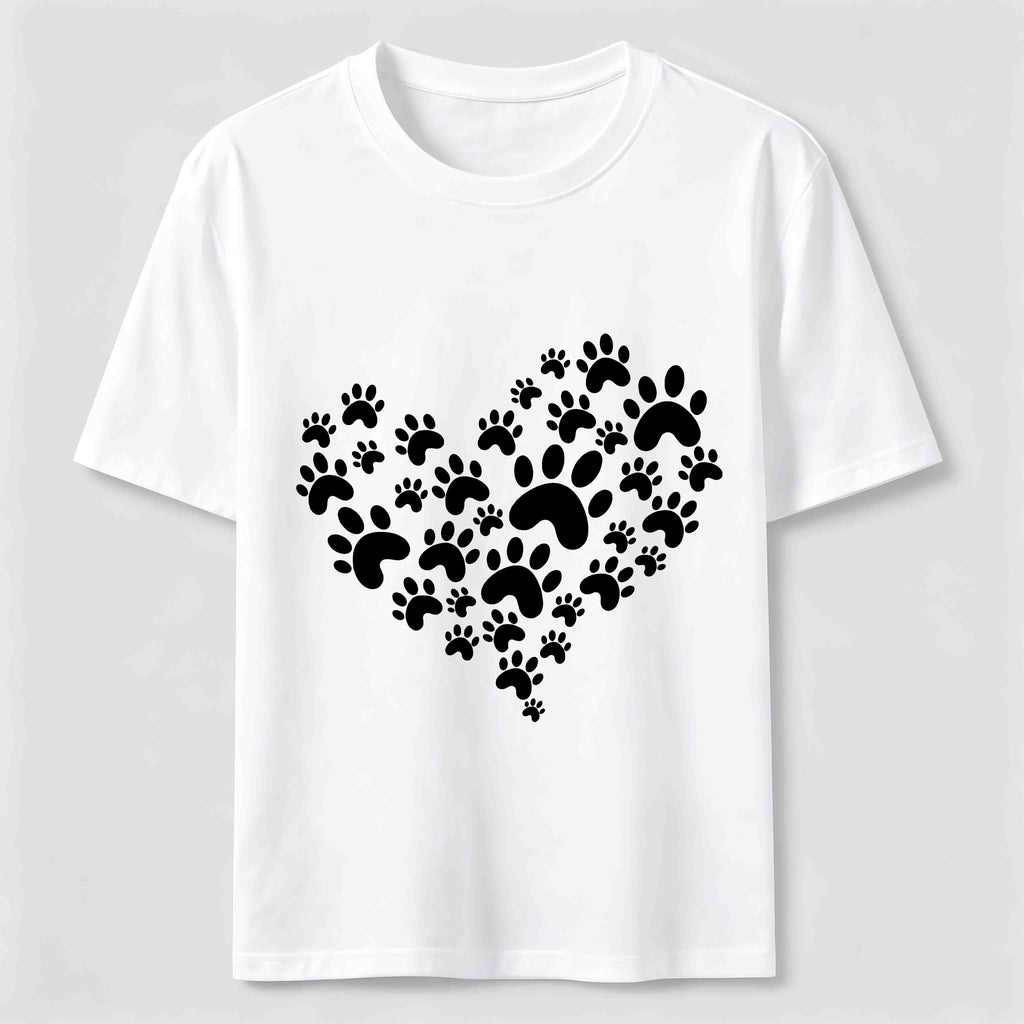 PetTaxClub Paw Print Heart Classic T-Shirt