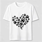 PetTaxClub Paw Print Heart Classic T-Shirt