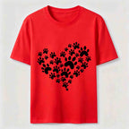 PetTaxClub Paw Print Heart Classic T-Shirt