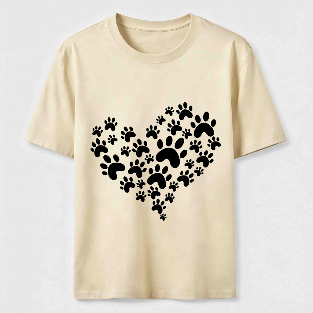 PetTaxClub Paw Print Heart Classic T-Shirt