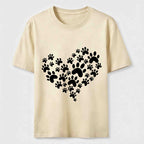 PetTaxClub Paw Print Heart Classic T-Shirt