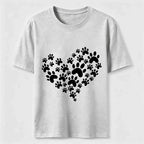 PetTaxClub Paw Print Heart Classic T-Shirt