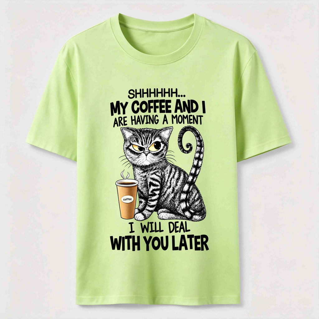 PetTaxClub Coffee Moment Cat Classic T-Shirt