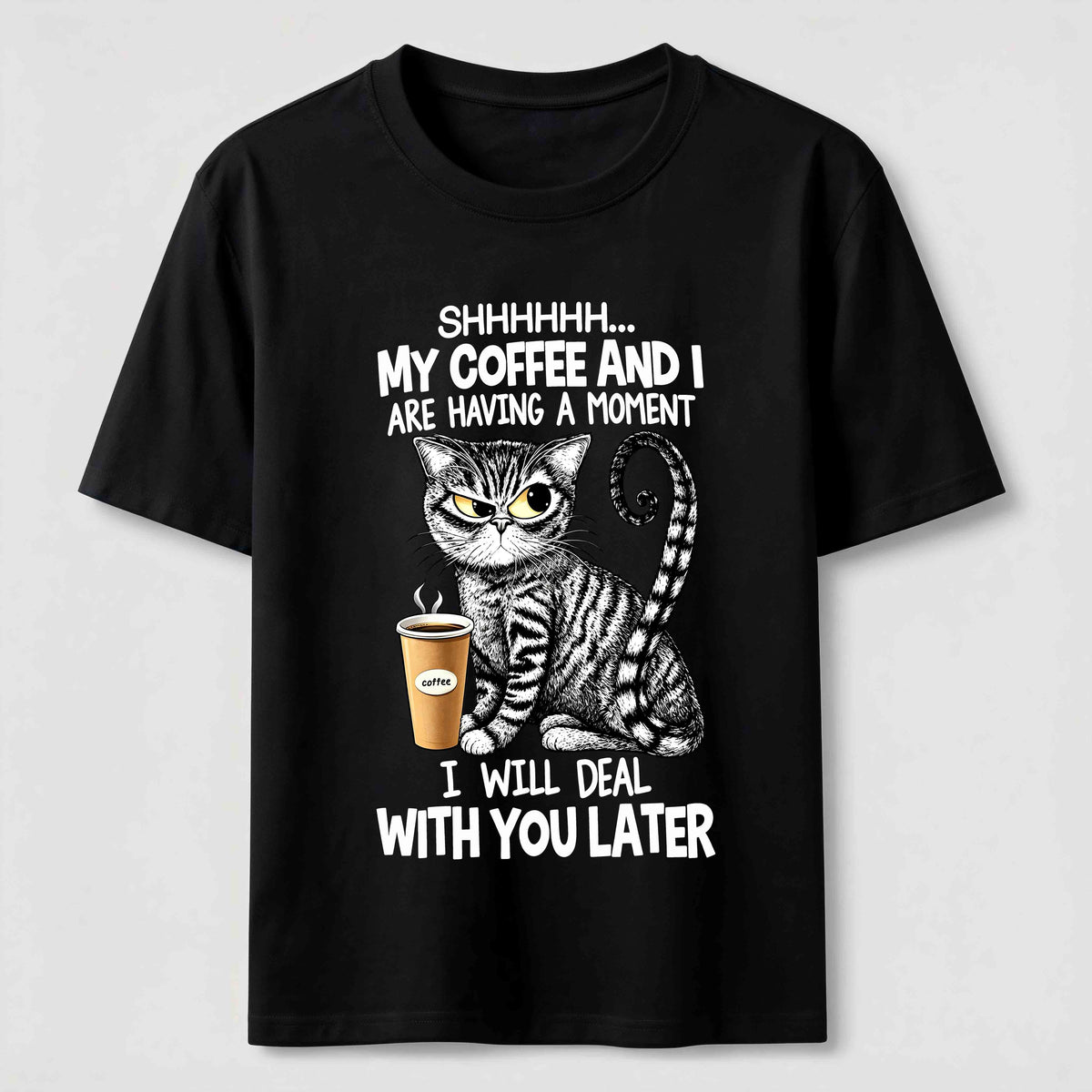 PetTaxClub Coffee Moment Cat Classic T-Shirt