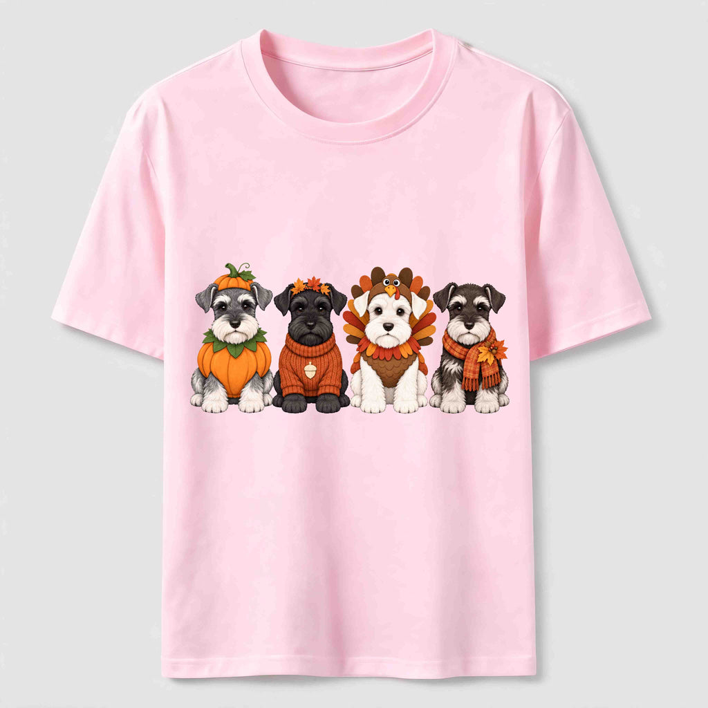 PetTaxClub Fall Schnauzer Crew Classic T-Shirt