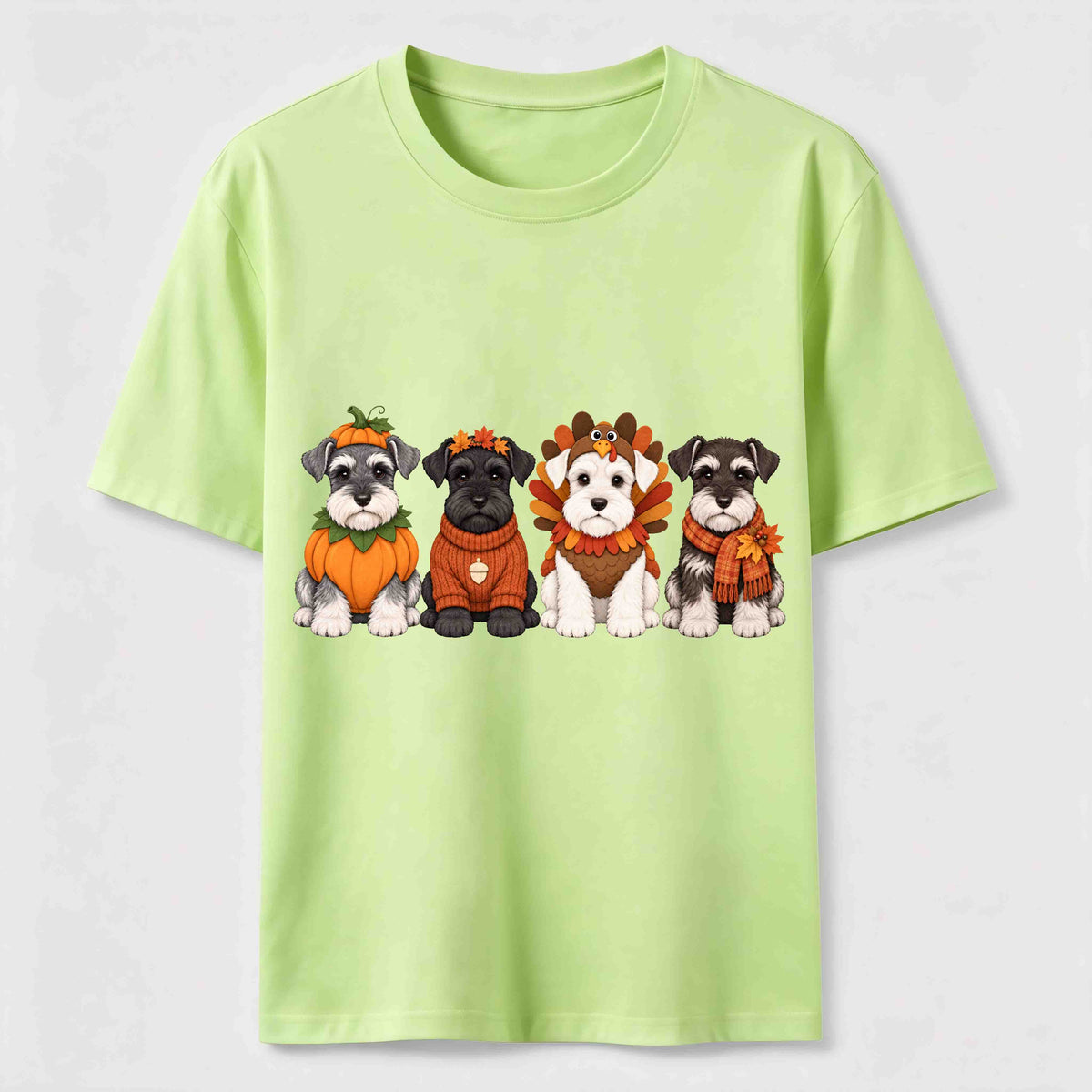 PetTaxClub Fall Schnauzer Crew Classic T-Shirt