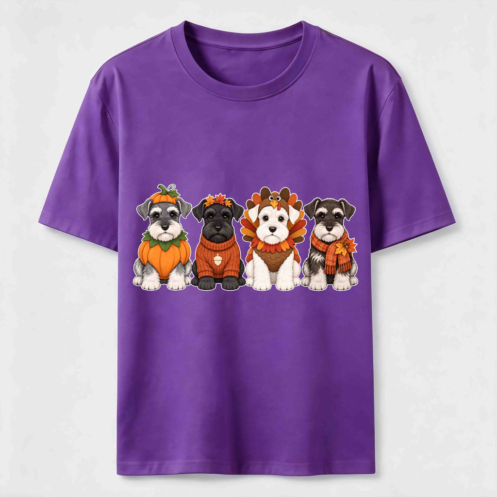 PetTaxClub Fall Schnauzer Crew Classic T-Shirt