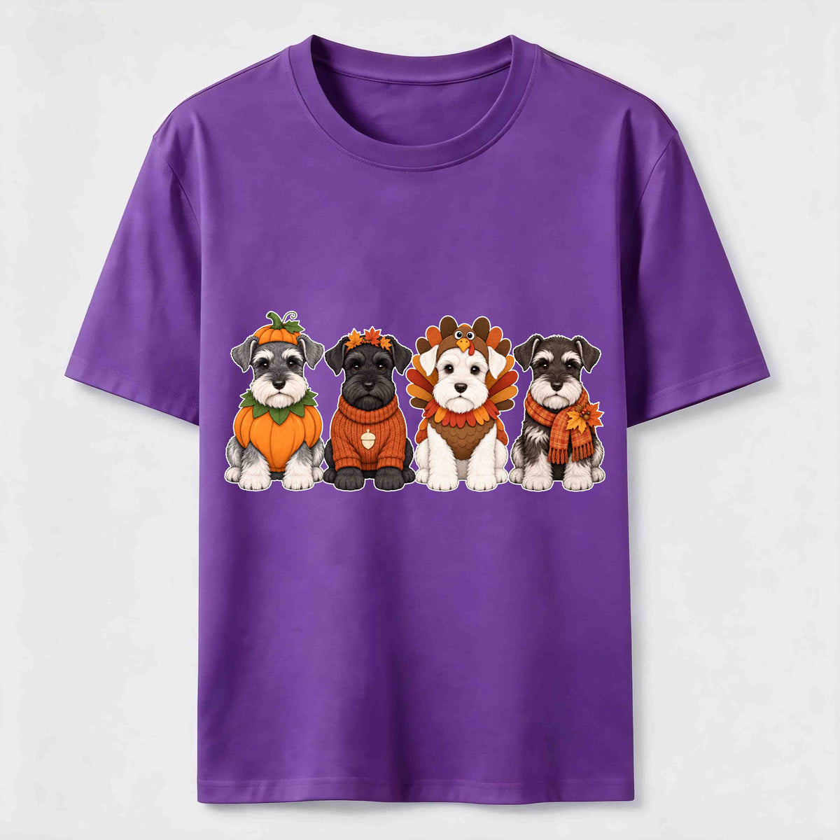PetTaxClub Fall Schnauzer Crew Classic T-Shirt