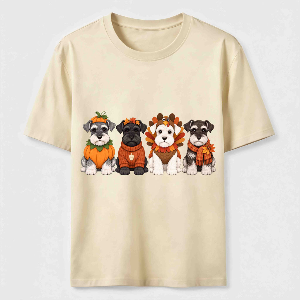PetTaxClub Fall Schnauzer Crew Classic T-Shirt