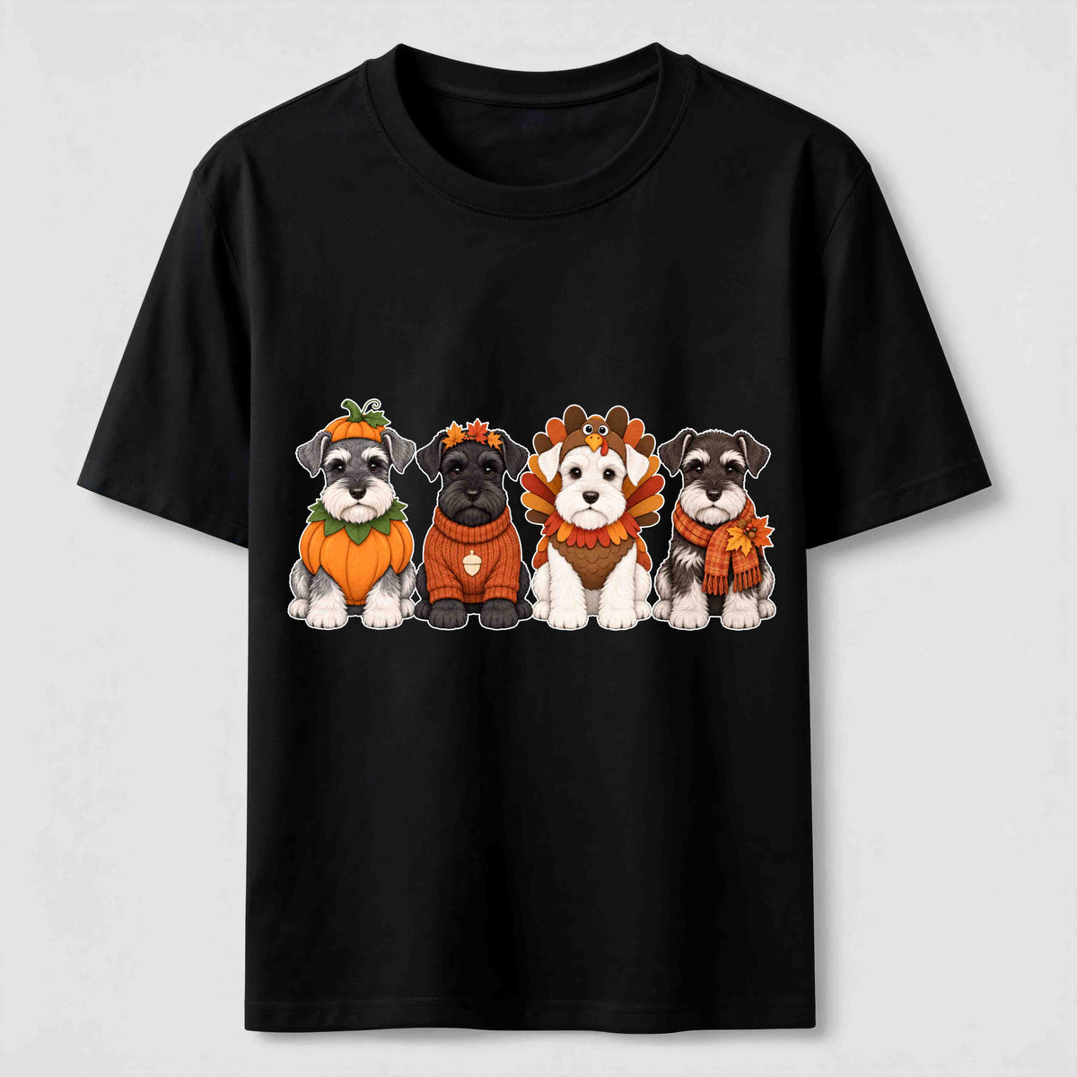 PetTaxClub Fall Schnauzer Crew Classic T-Shirt