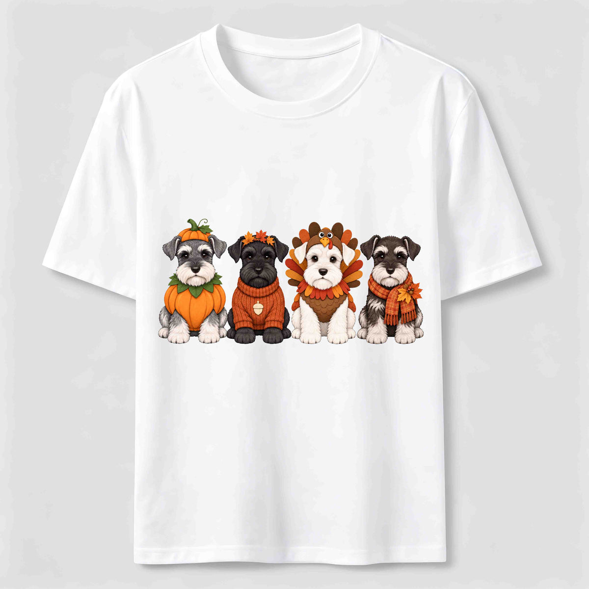 PetTaxClub Fall Schnauzer Crew Classic T-Shirt