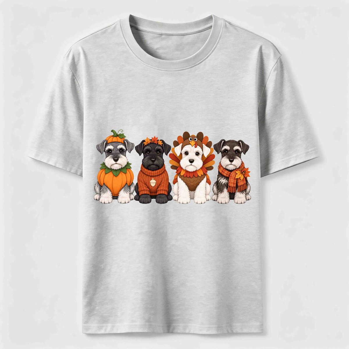PetTaxClub Fall Schnauzer Crew Classic T-Shirt