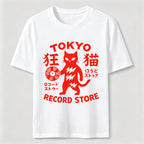 PetTaxClub Tokyo Record Store Cat Classic T-Shirt
