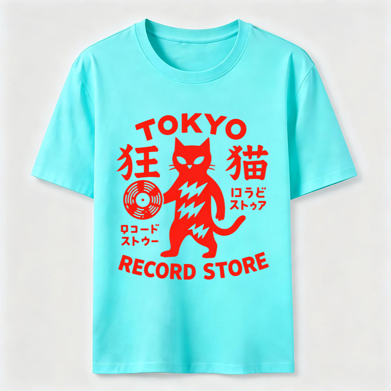PetTaxClub Tokyo Record Store Cat Classic T-Shirt