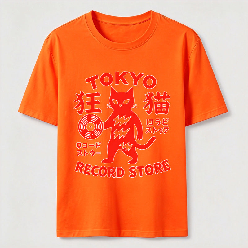 PetTaxClub Tokyo Record Store Cat Classic T-Shirt