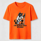 PetTaxClub Burnt Out Black Cat Classic T-Shirt