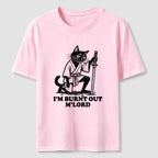 PetTaxClub Burnt Out Black Cat Classic T-Shirt