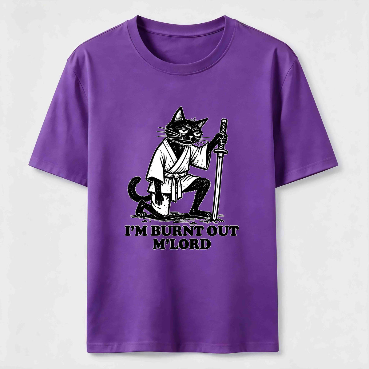 PetTaxClub Burnt Out Black Cat Classic T-Shirt