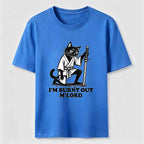 PetTaxClub Burnt Out Black Cat Classic T-Shirt