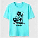 PetTaxClub Burnt Out Black Cat Classic T-Shirt