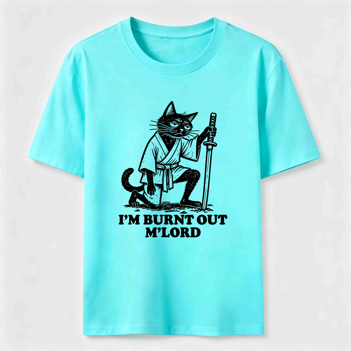 PetTaxClub Burnt Out Black Cat Classic T-Shirt