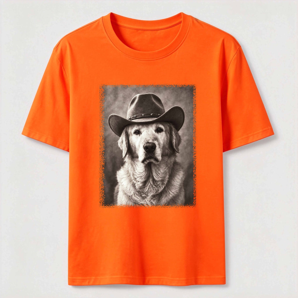PetTaxClub Cowboy Golden Retriever Classic T-Shirt