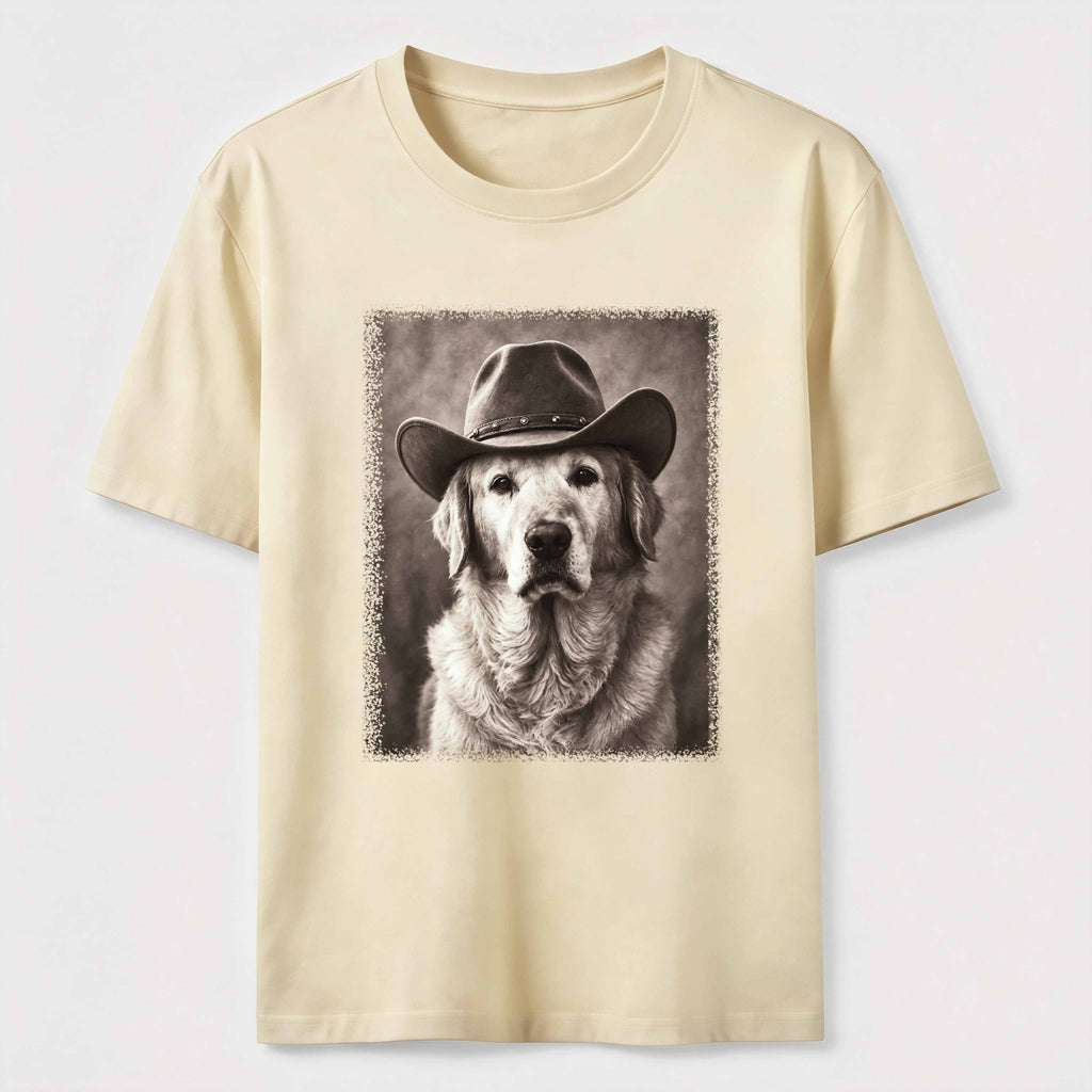 PetTaxClub Cowboy Golden Retriever Classic T-Shirt