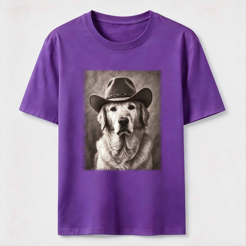 PetTaxClub Cowboy Golden Retriever Classic T-Shirt