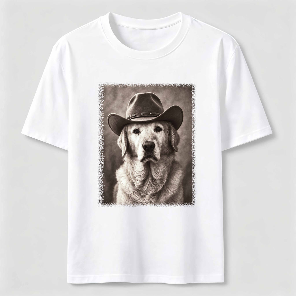 PetTaxClub Cowboy Golden Retriever Classic T-Shirt