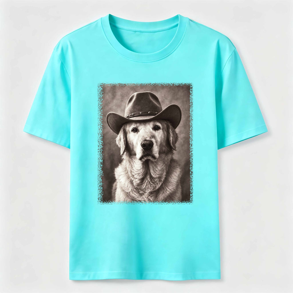 PetTaxClub Cowboy Golden Retriever Classic T-Shirt