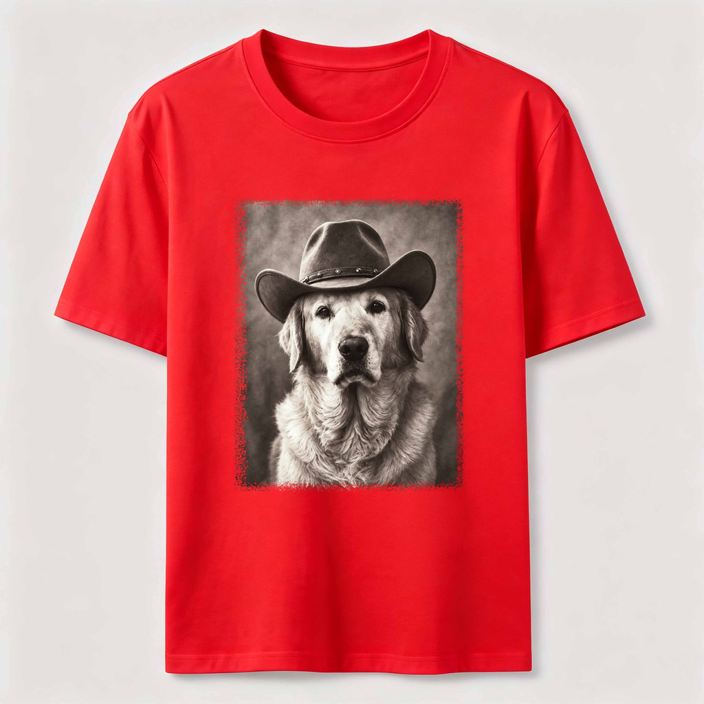 PetTaxClub Cowboy Golden Retriever Classic T-Shirt
