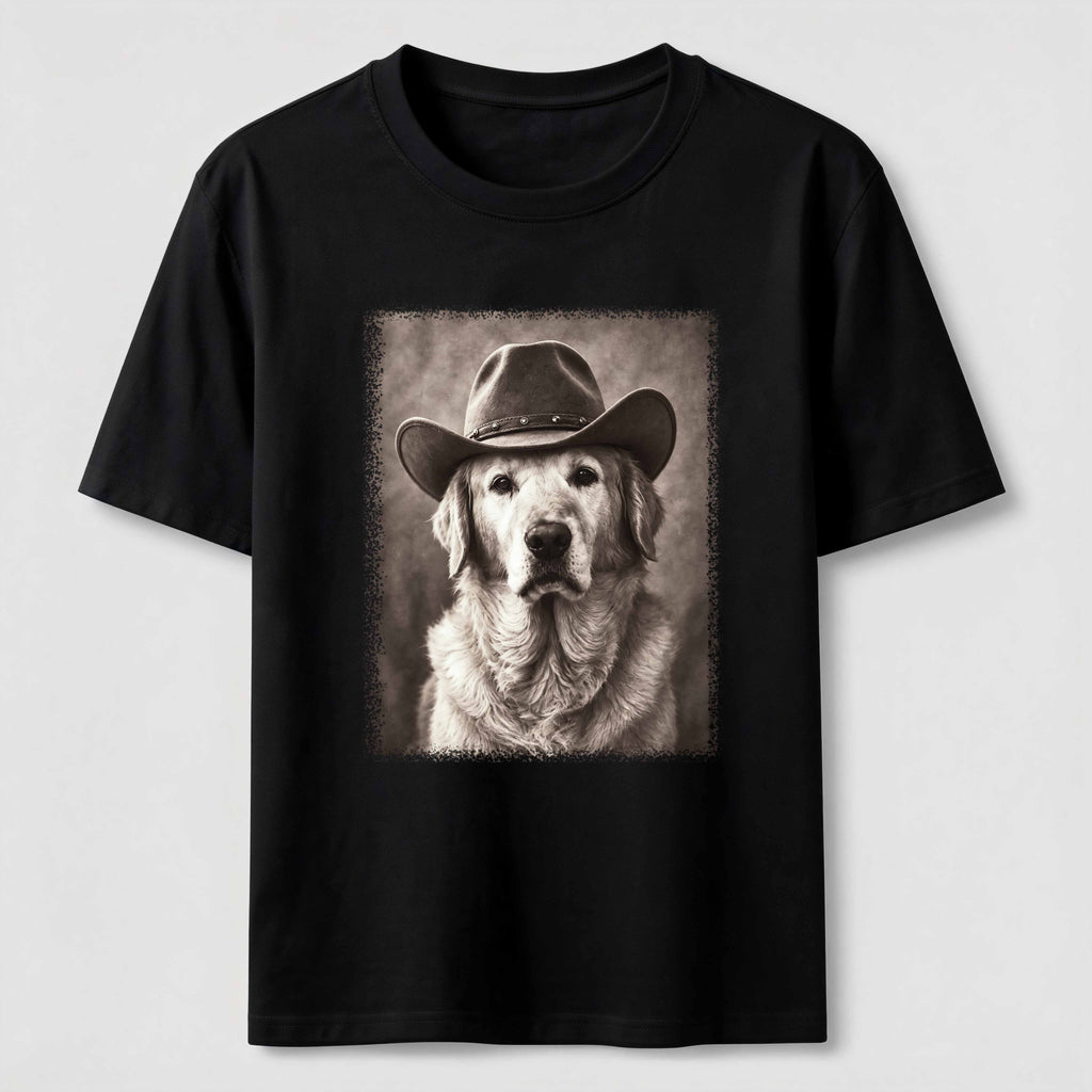 PetTaxClub Cowboy Golden Retriever Classic T-Shirt