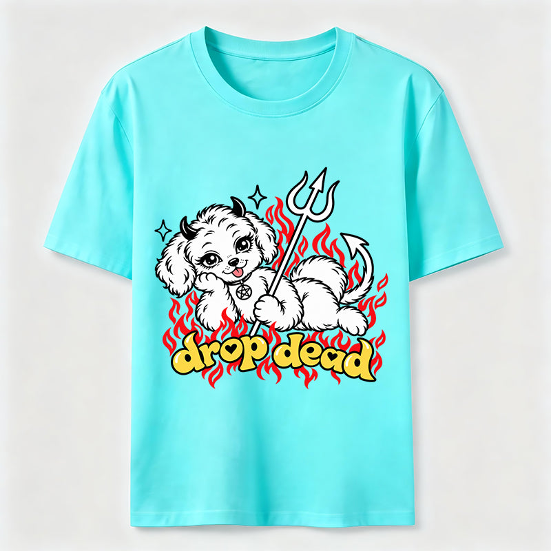 PetTaxClub Drop Dead Devil Dog Classic T-Shirt