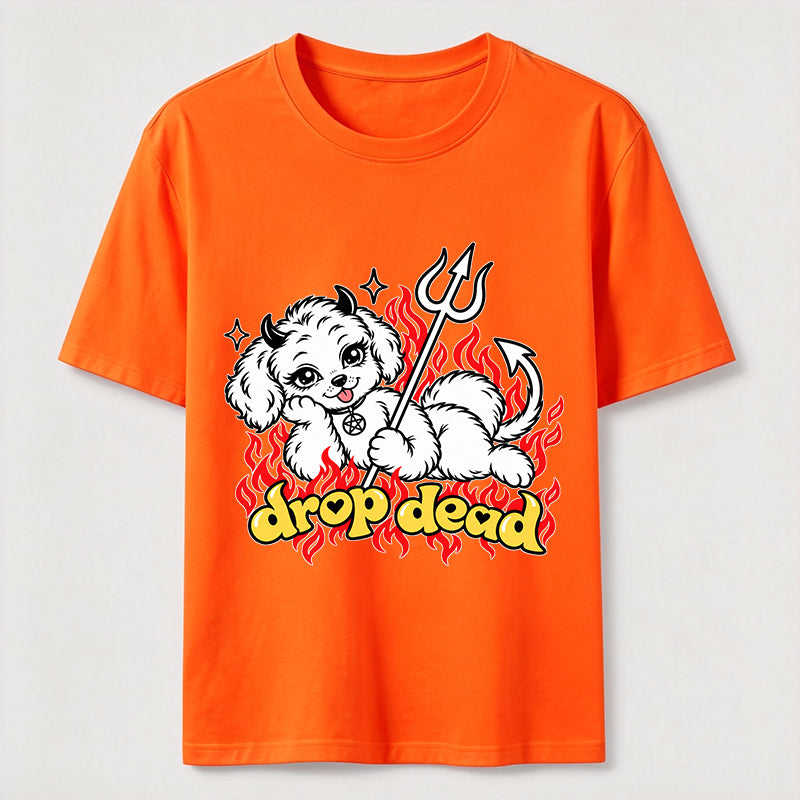 PetTaxClub Drop Dead Devil Dog Classic T-Shirt