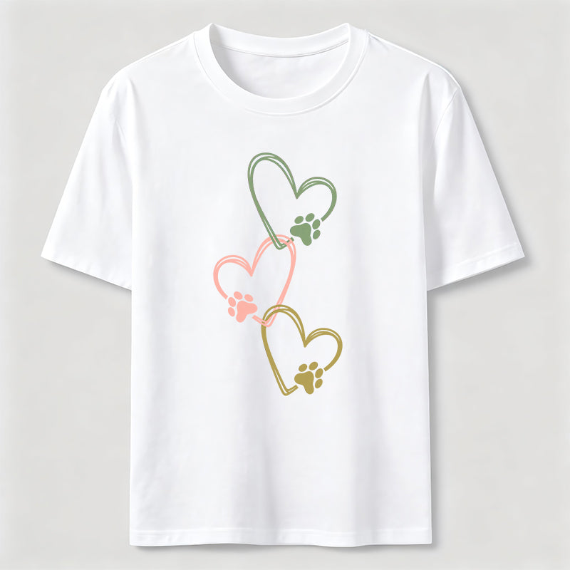 PetTaxClub Three Hearts Three Paws Classic T-Shirt