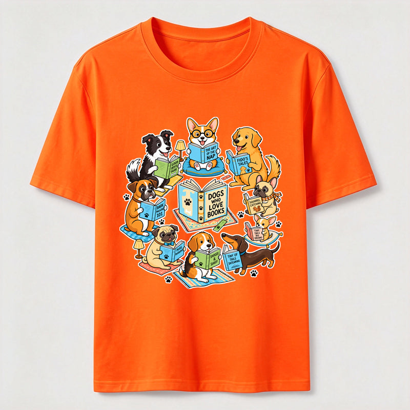 PetTaxClub Dogs Who Love Books Classic T-Shirt