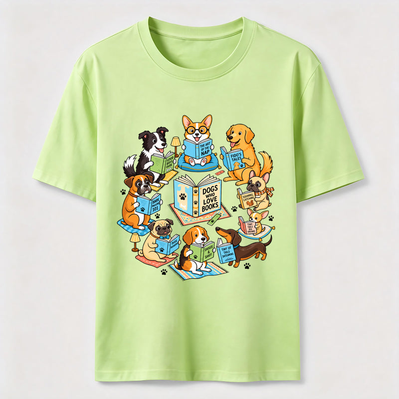 PetTaxClub Dogs Who Love Books Classic T-Shirt