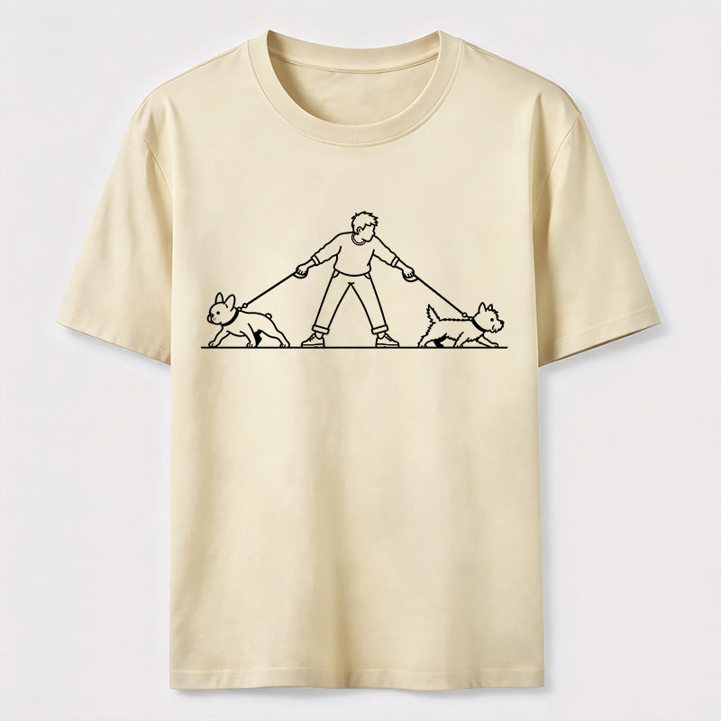 PetTaxClub Double Trouble Dog Walk Classic T-Shirt