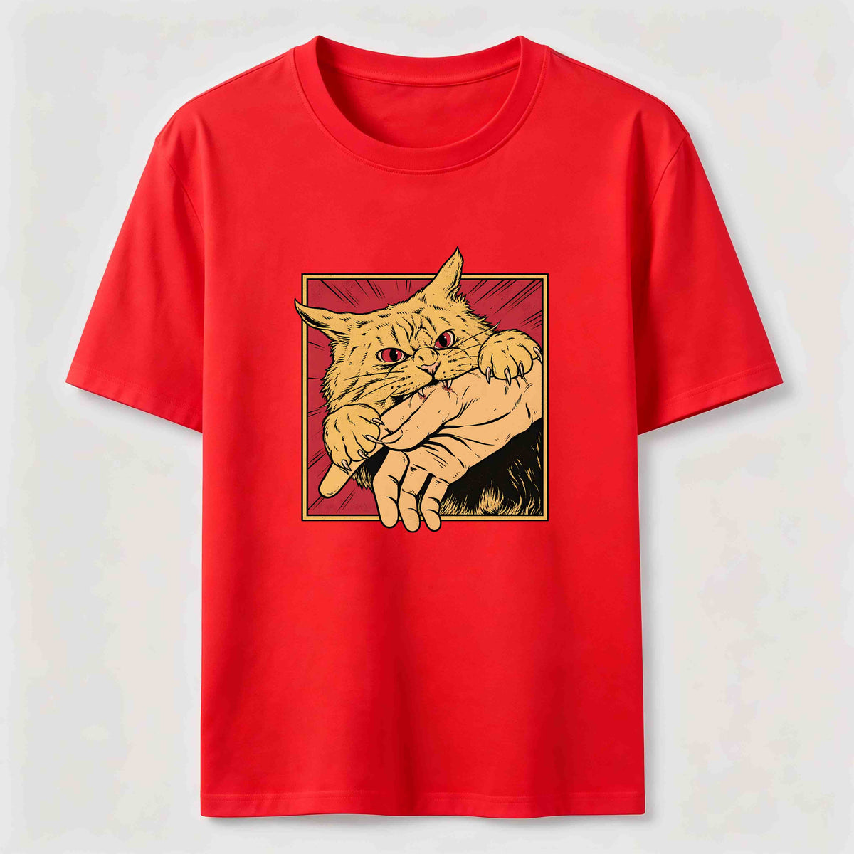 PetTaxClub Angry Cat Grab Classic T-Shirt