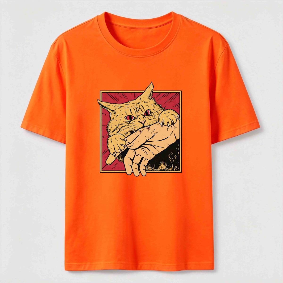 PetTaxClub Angry Cat Grab Classic T-Shirt