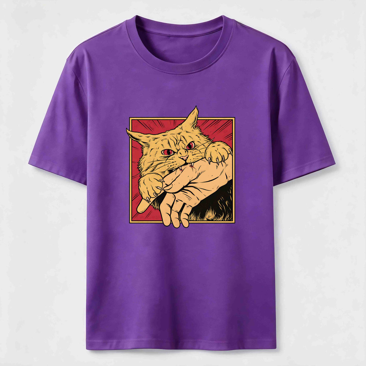 PetTaxClub Angry Cat Grab Classic T-Shirt