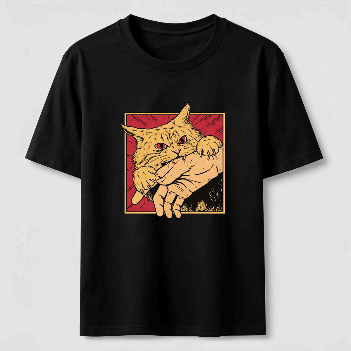 PetTaxClub Angry Cat Grab Classic T-Shirt