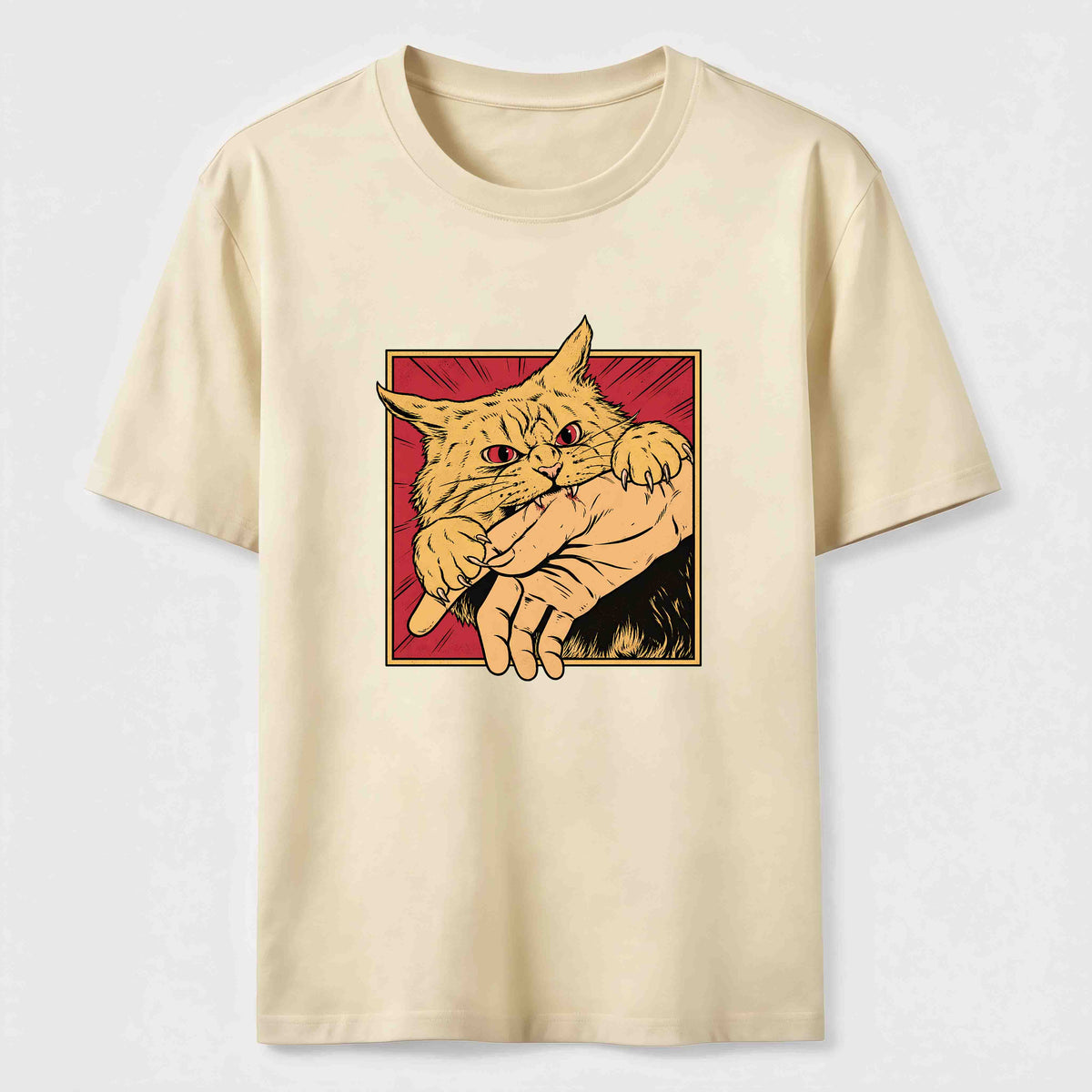 PetTaxClub Angry Cat Grab Classic T-Shirt