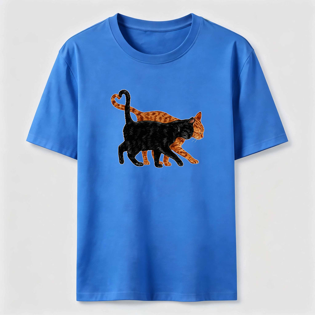PetTaxClub Cat Tail Forming A Heart Shape Classic T-Shirt