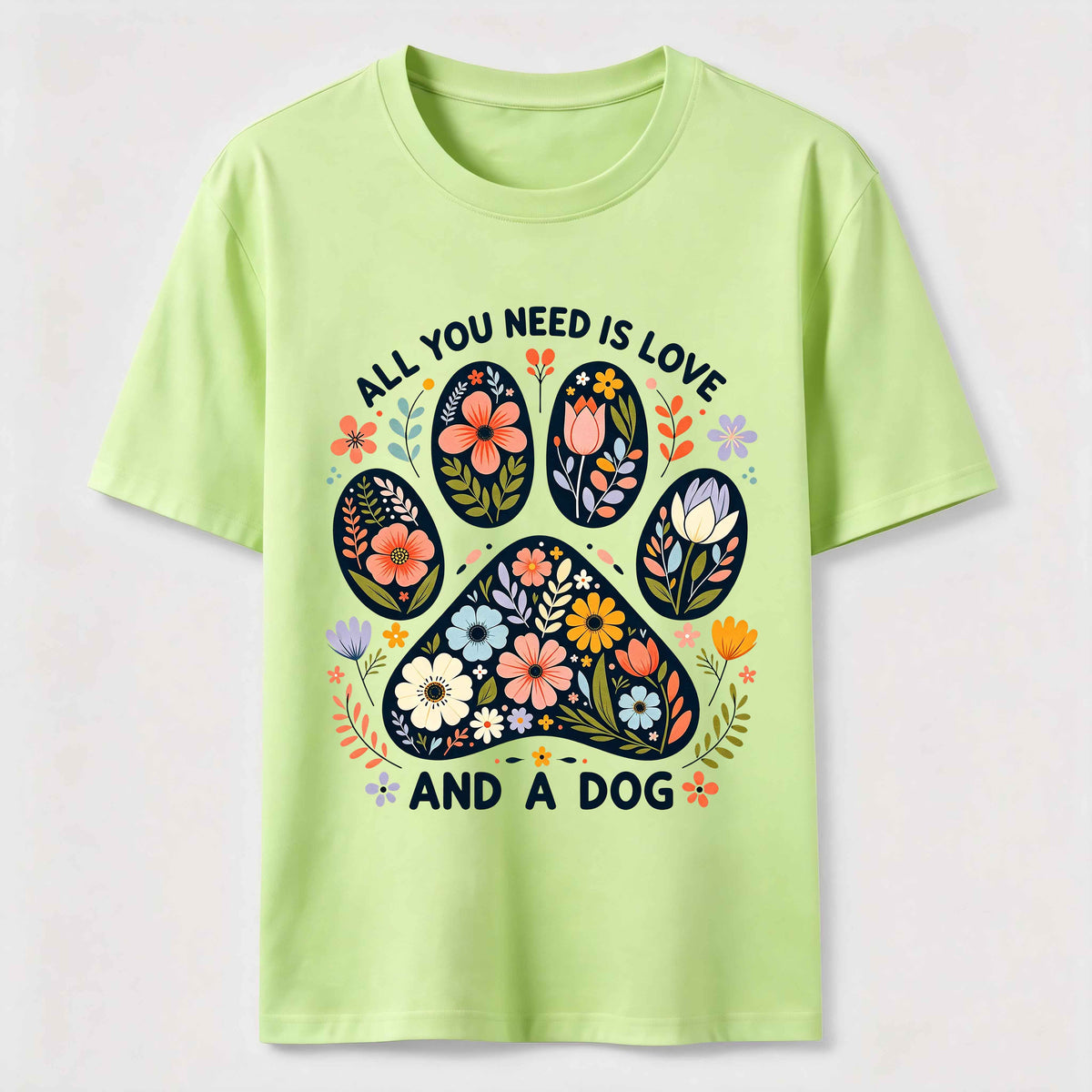 PetTaxClub Floral Paw Love Classic T-Shirt